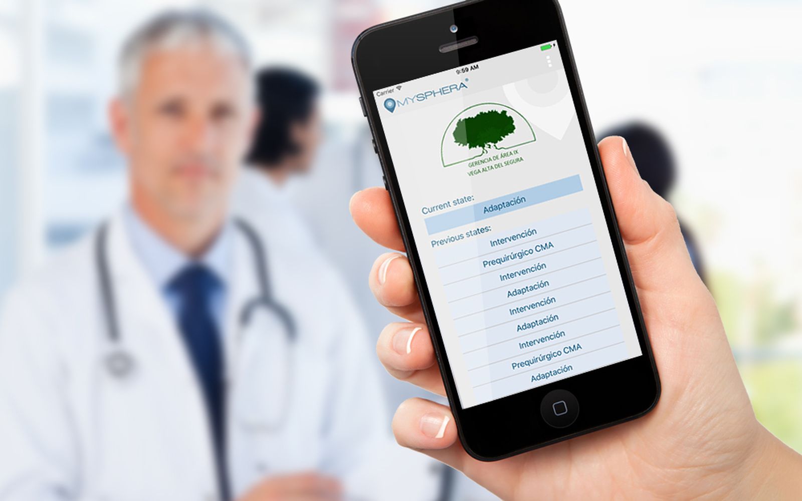 MySphera ya trabaja en soluciones para hospitales.