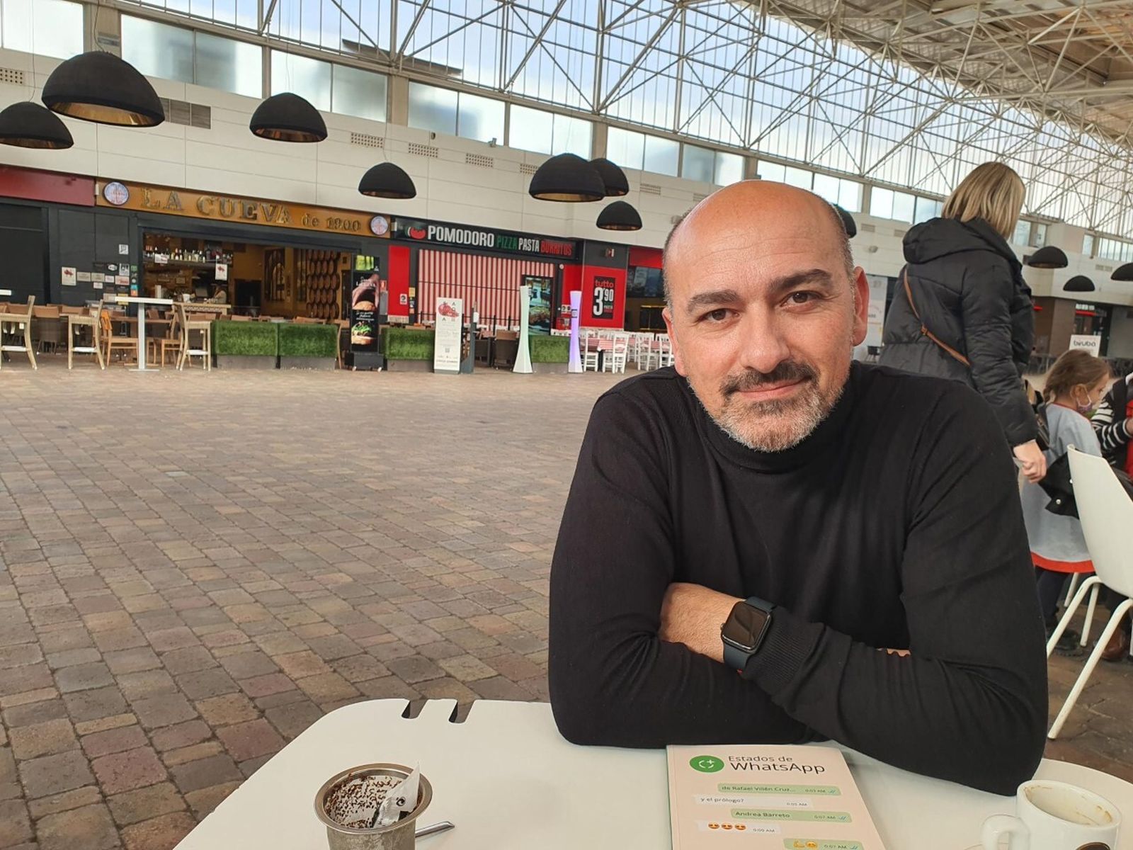 Rafael Villén Cruz, durante la entrevista.