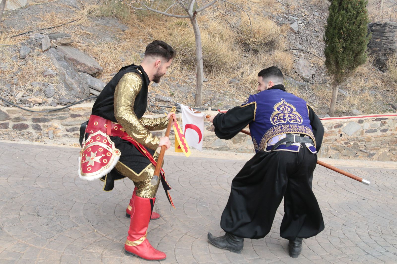 Los Moros y Cristianos de Gérgal se enfrentan en las fiestas de San Sebastián
