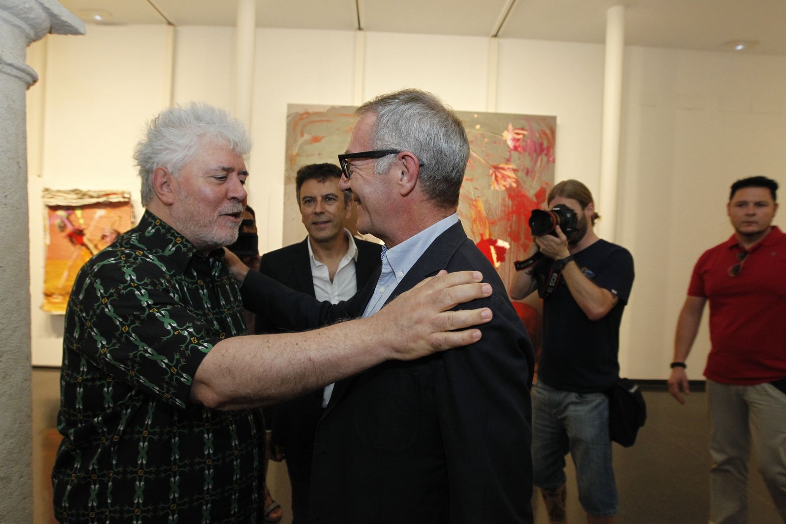 Fotogalería visita Pedro Almodóvar al CAF Almería