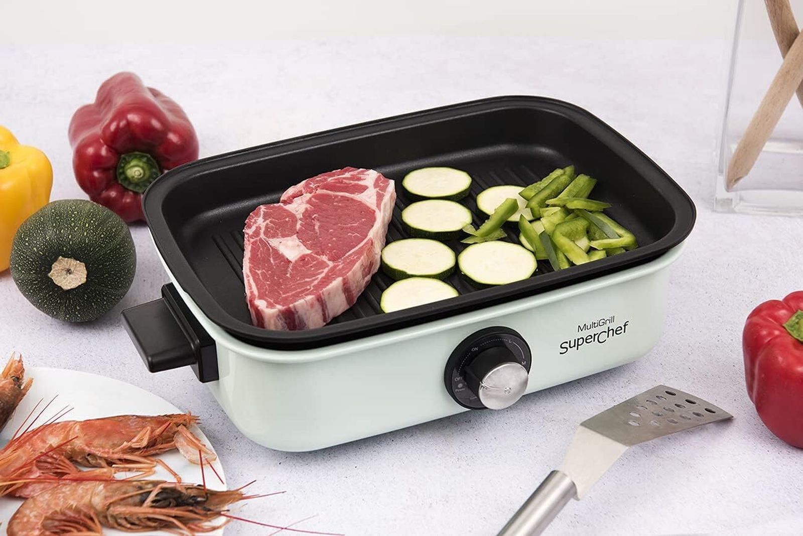 Plancha de cocina multrigrill de Superchef