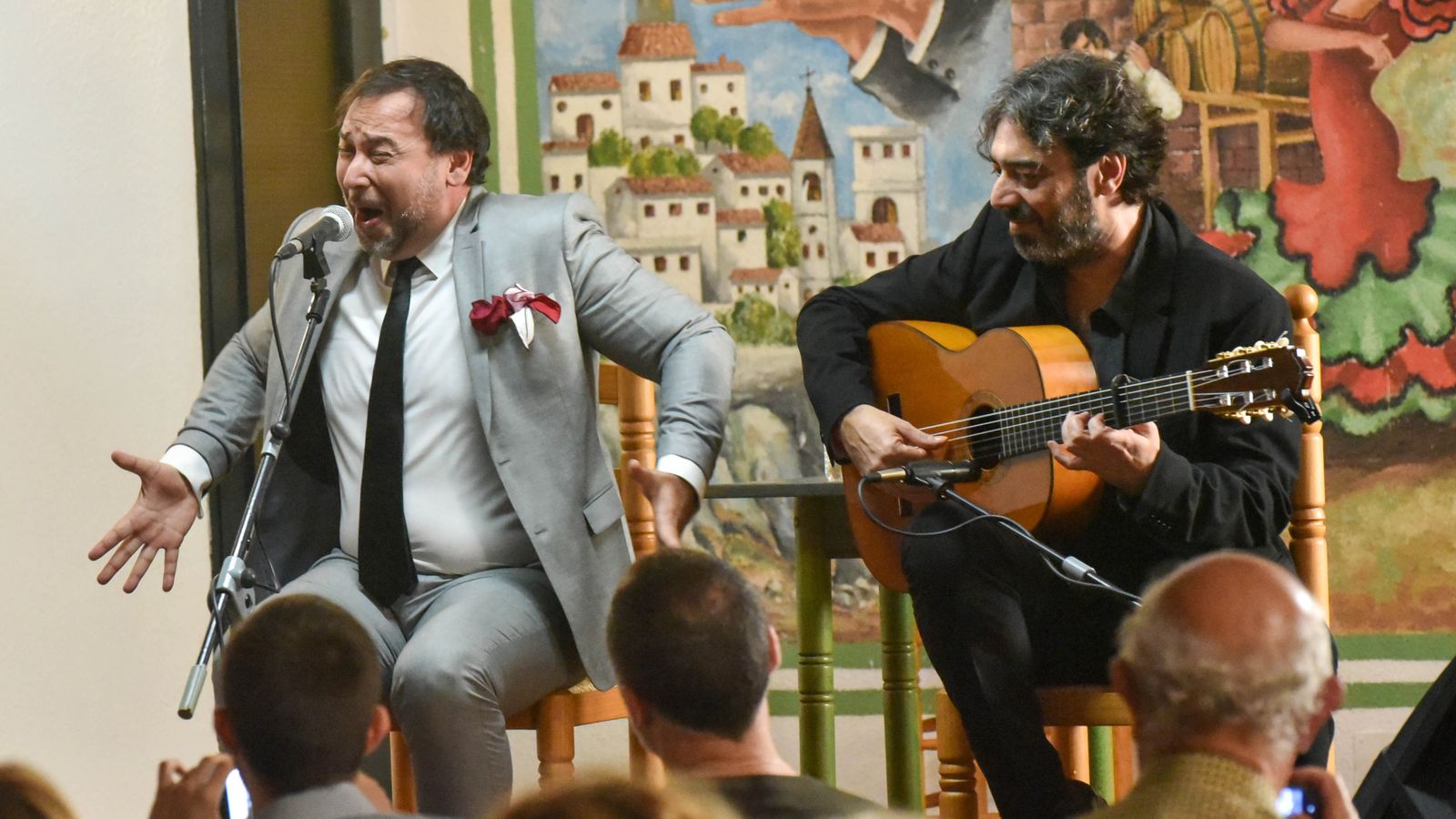 La clausura del Congreso Flamenco Antonio 'El Chaqueta' en La Peña Flamenca Cultural Linense