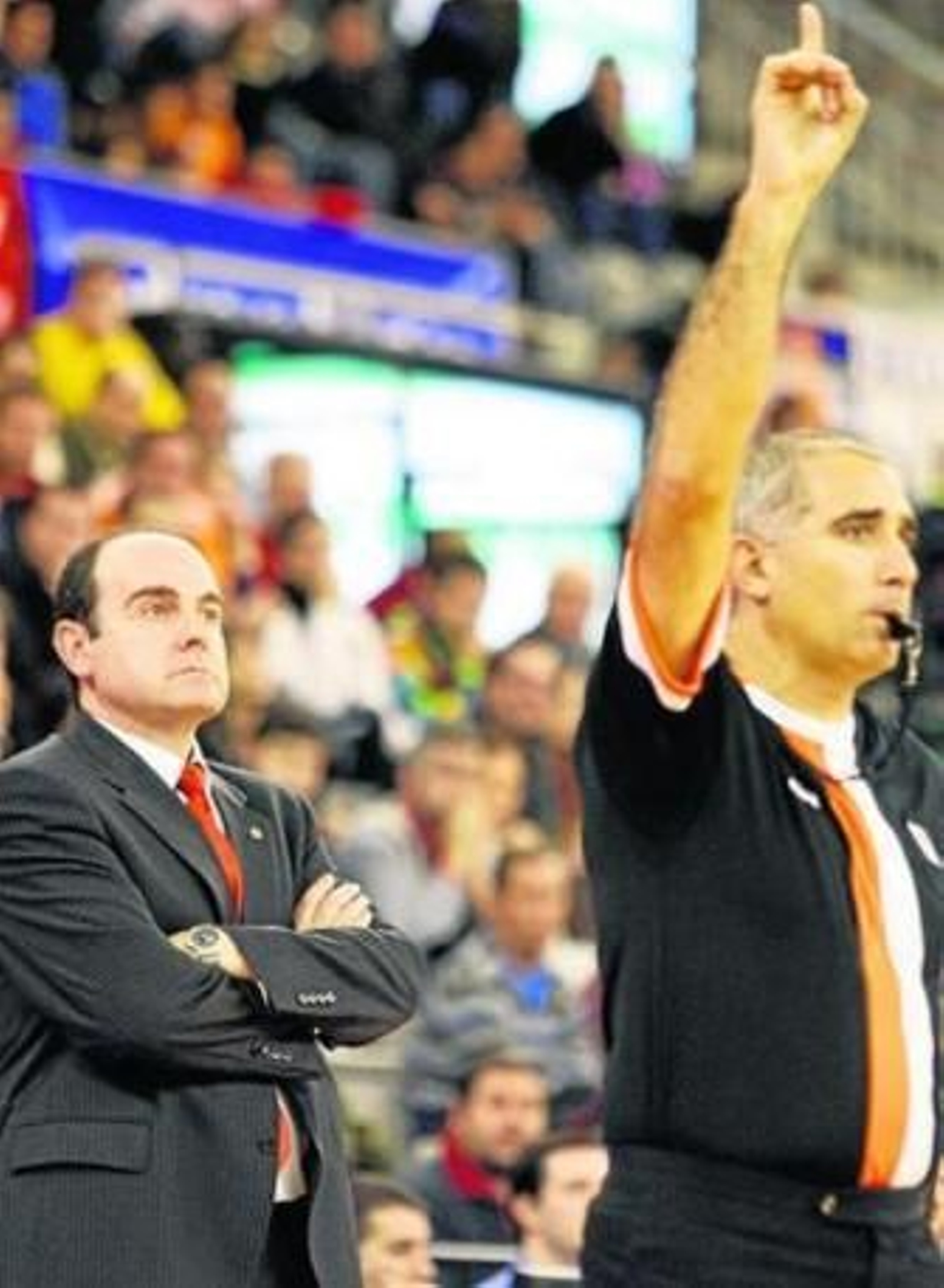 Trifón Poch, durante el partido ante el Unicaja.