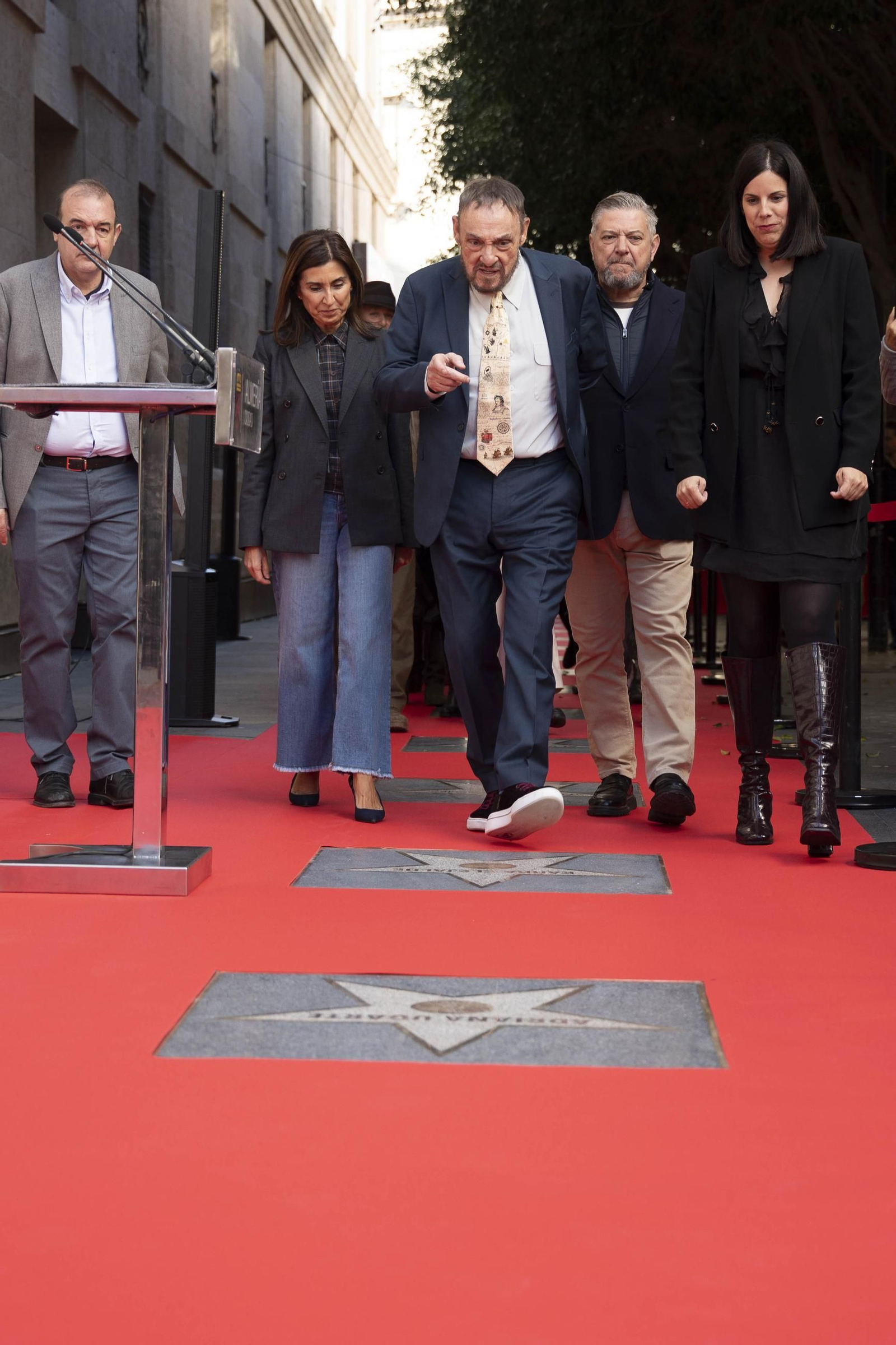 La estrella a JOHN RHYS-DAVIES luce en el paseo de la fama de Almería