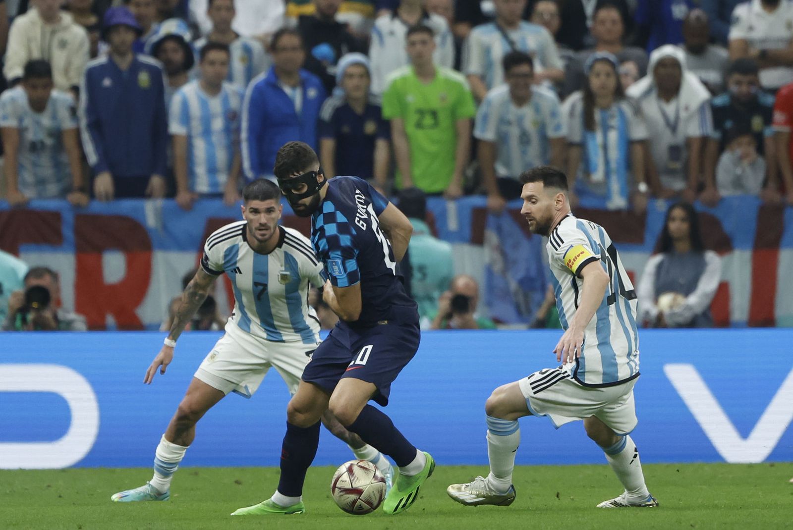 Las fotos de Messi contra Croacia