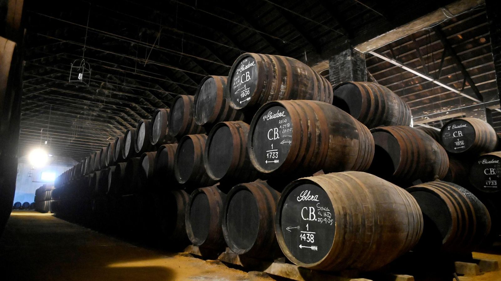 Instalaciones de Bodegas Alvear, en Montilla.