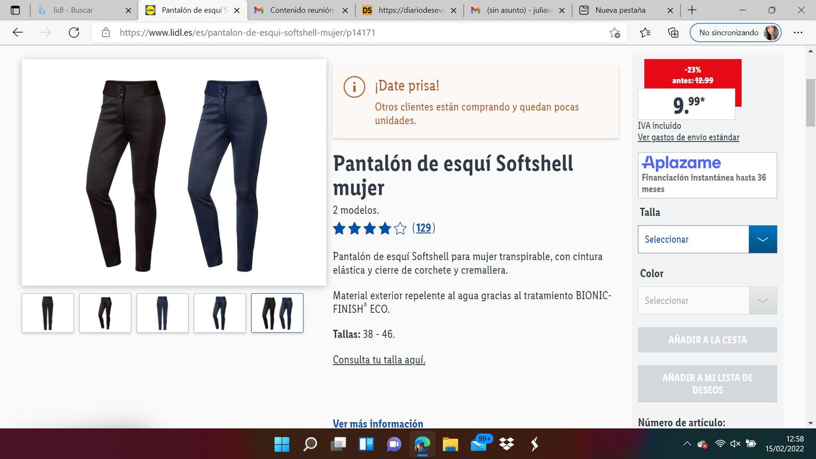 Pantalón de esquí