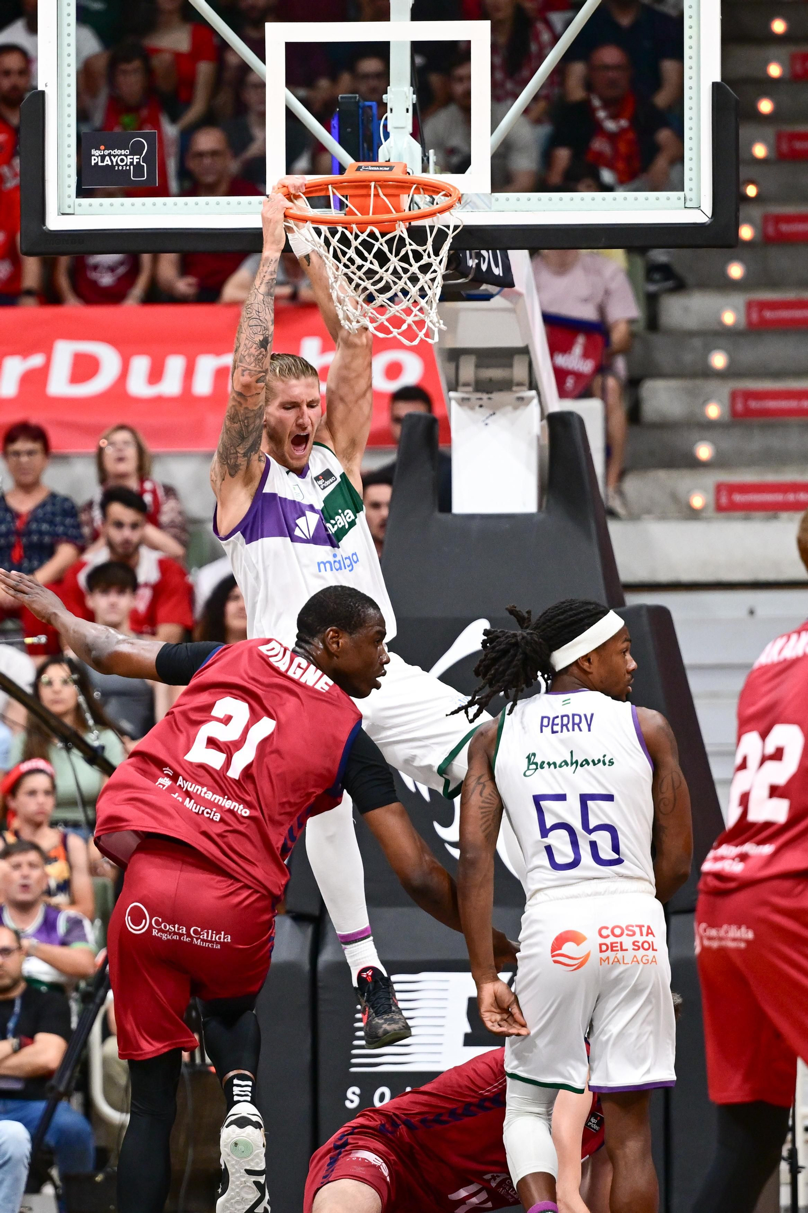 Las fotos del UCAM Murcia - Unicaja, 4º partido de las semifinales de ACB