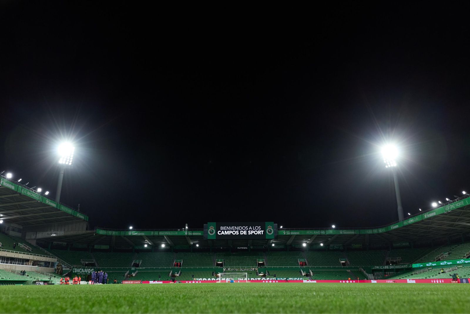 Las fotos del Racing-Barcelona de Copa