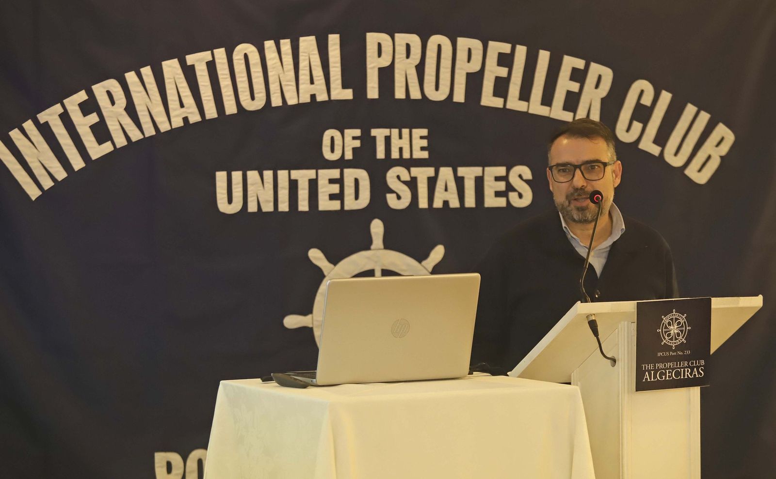 Fotos del almuerzo del Propeller Club de Algeciras con Juan Antonio Patrón y Fidel Ruiz