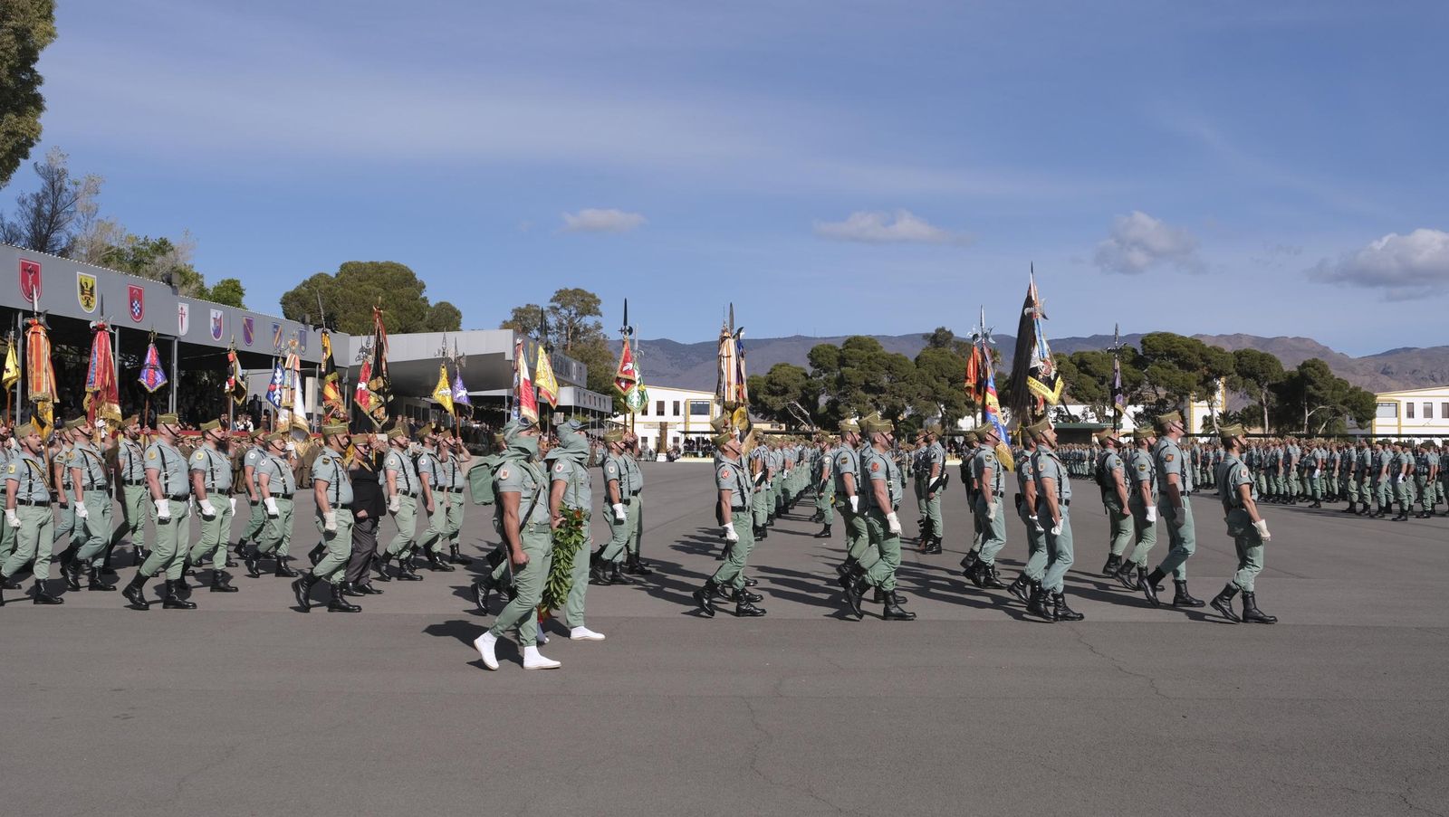 Conmemoración del Combate de Edchera en la Base Álvarez de Sotomayor de La Legión, en imágenes
