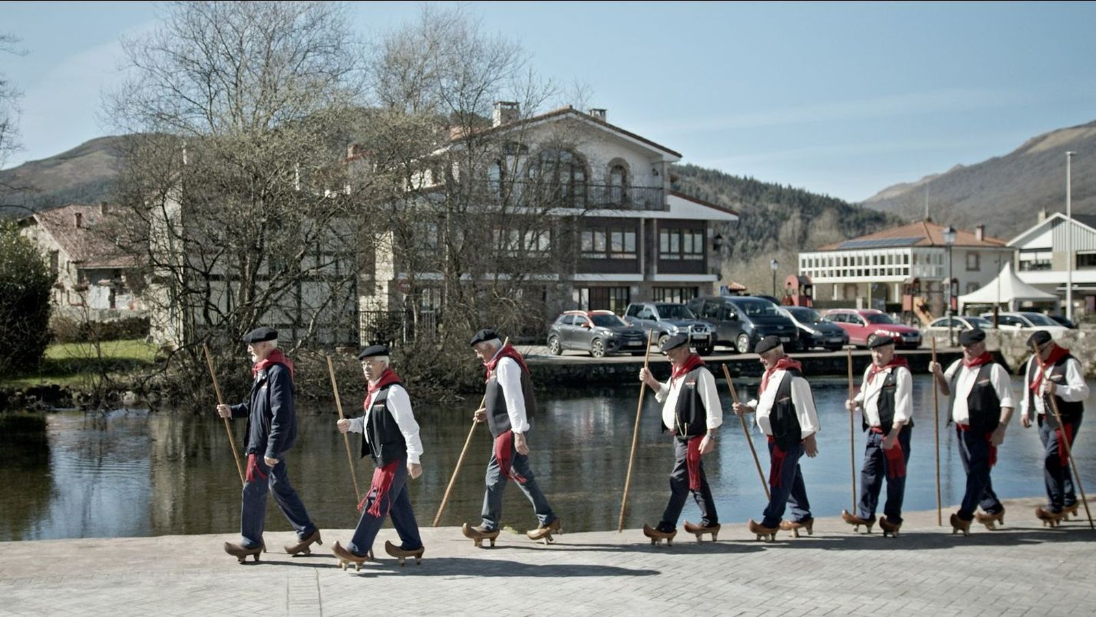 Una captura del episodio del río Saja