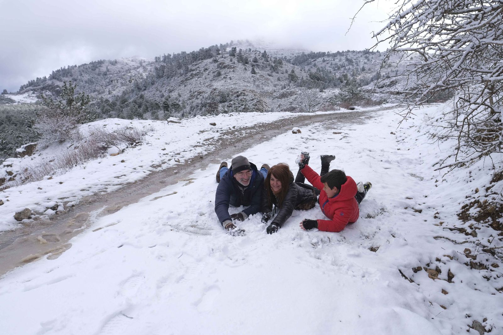 Nevada en la Serranía de Ronda, en fotos.