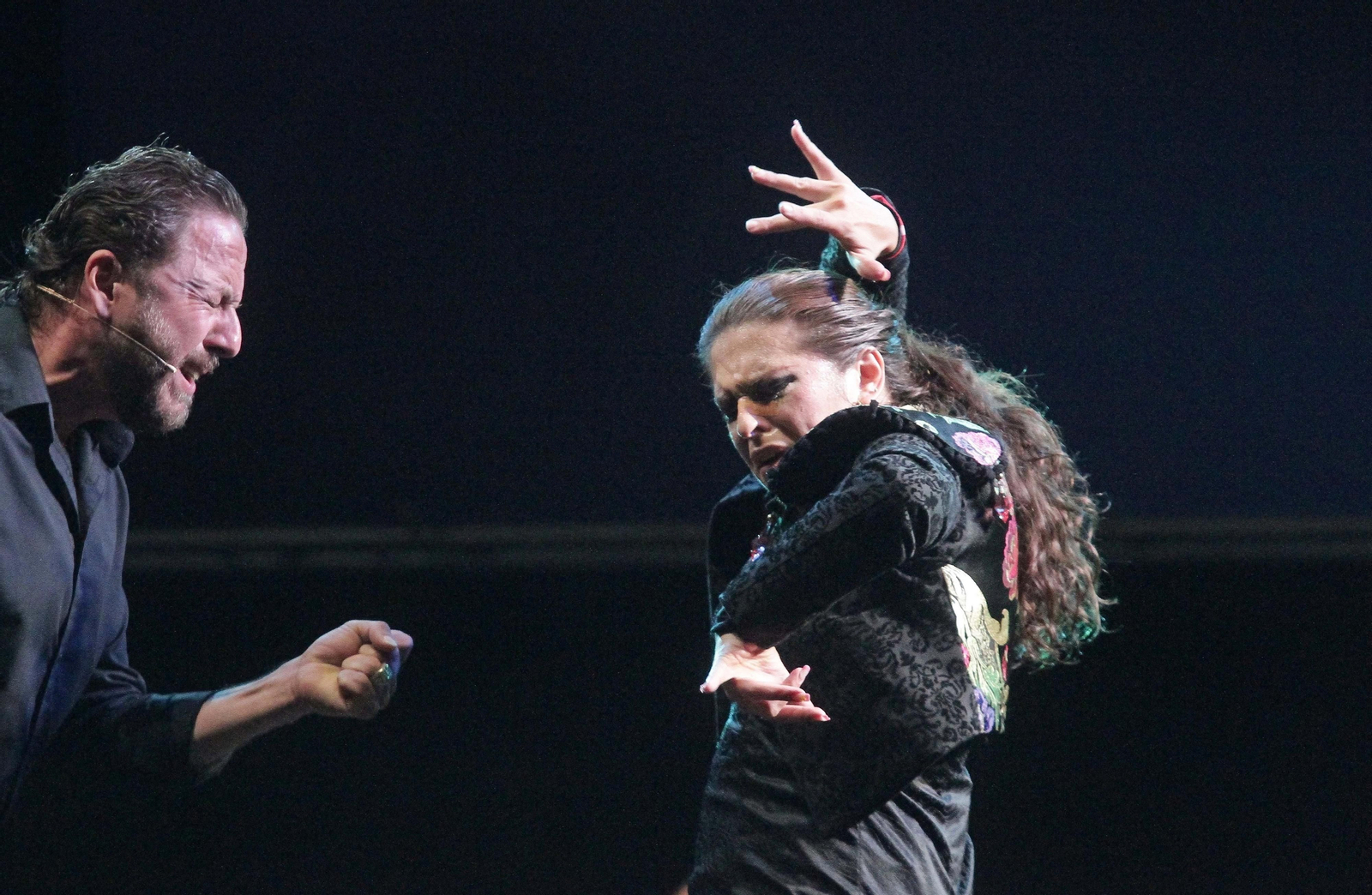 Pastora Galván, en pleno baile flamenco en una actuación reciente.