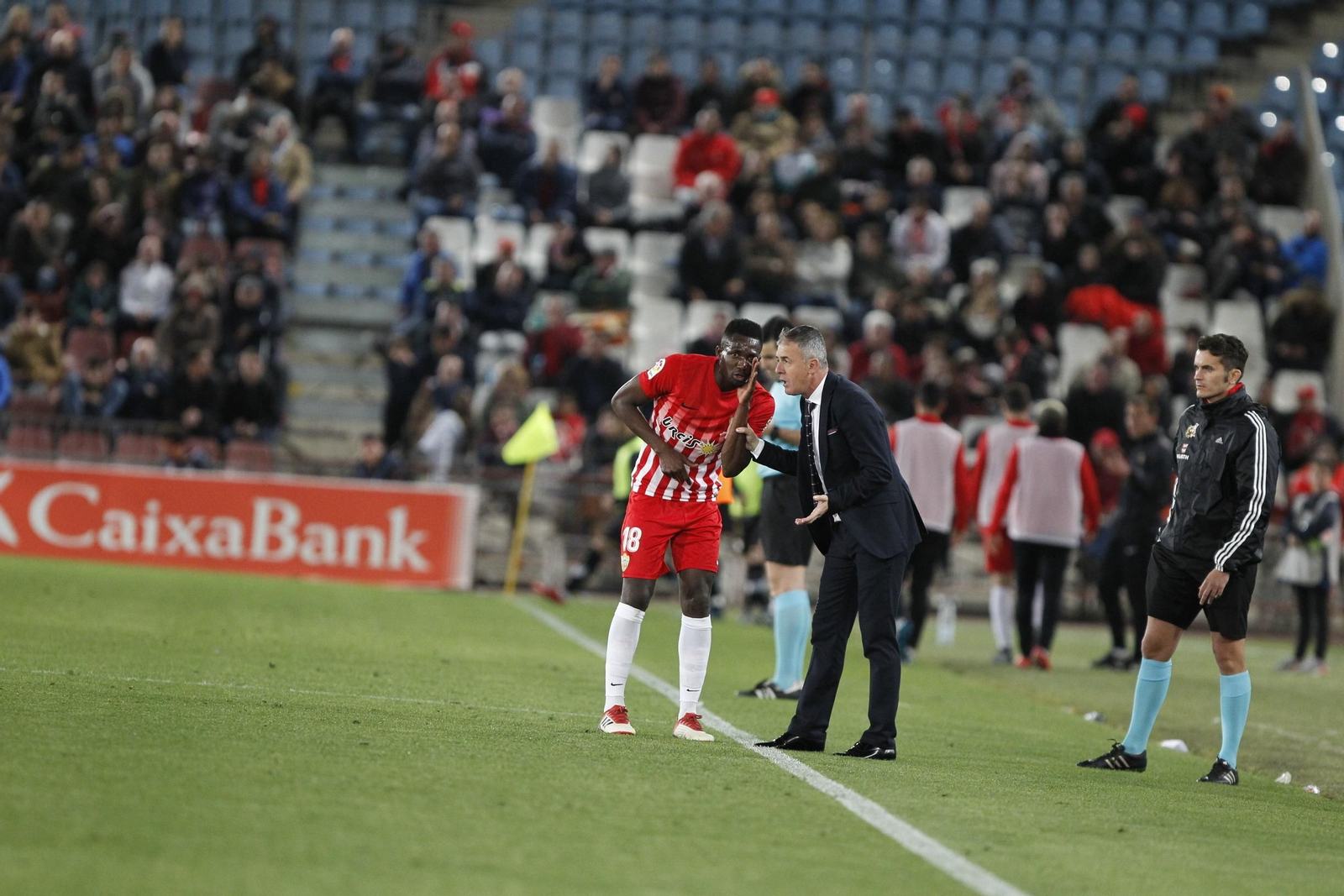 El UD Almería-Rayo Vallecano, en imágenes