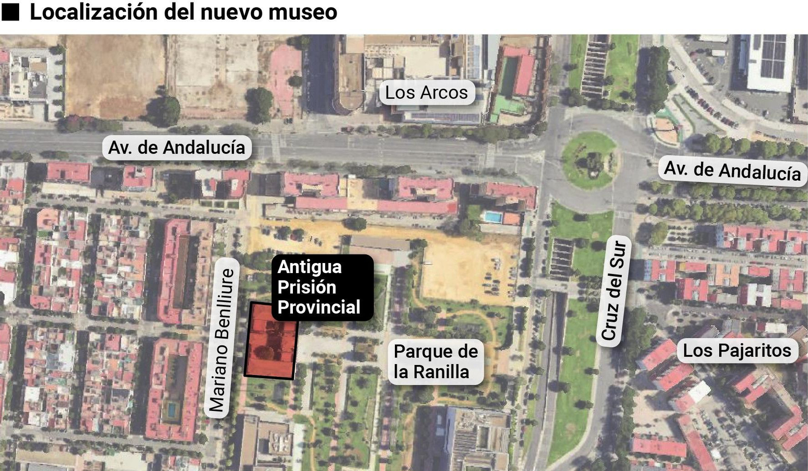 Localización del nuevo museo