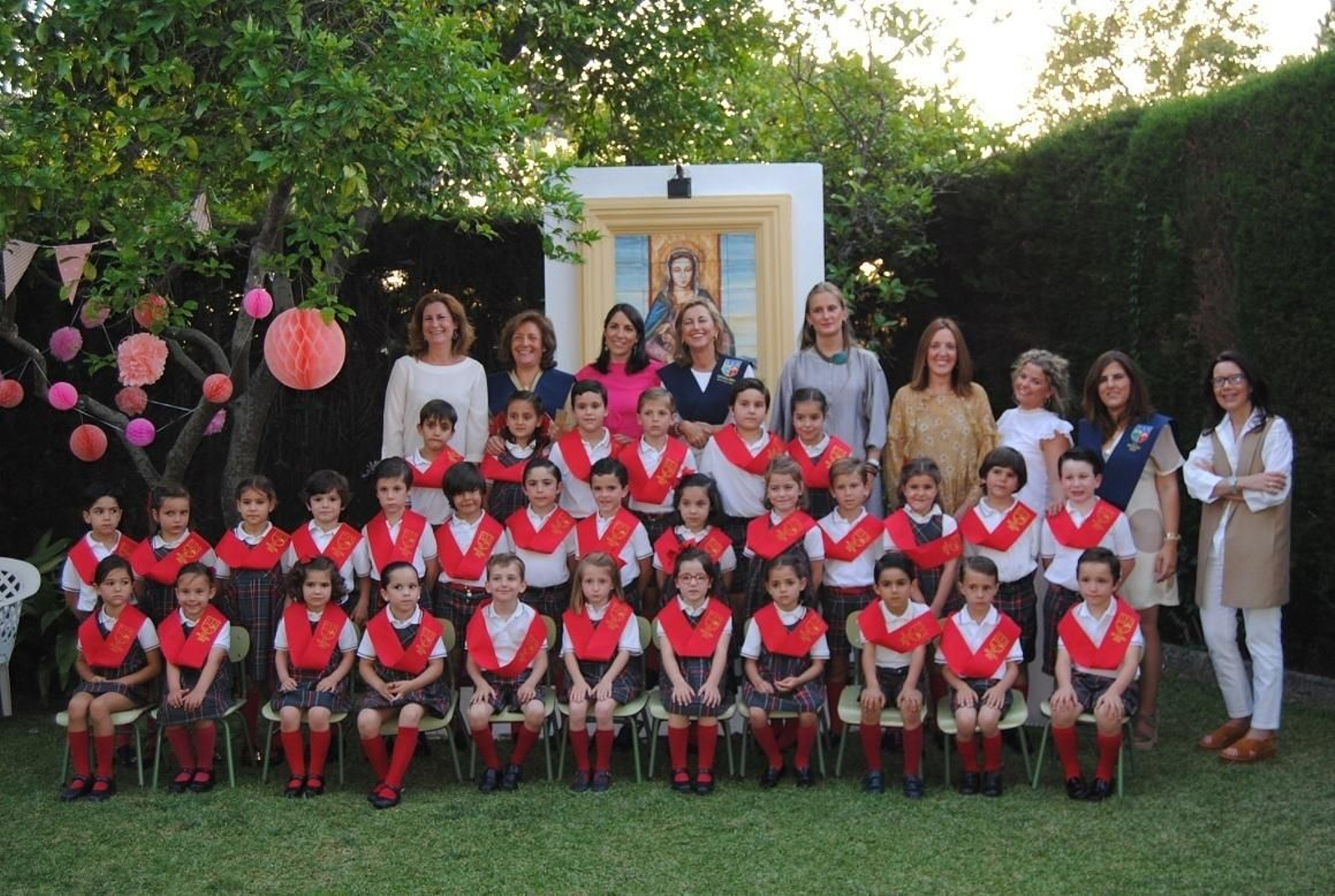 Graduación 		de Infantil en 	el colegio Grazalema