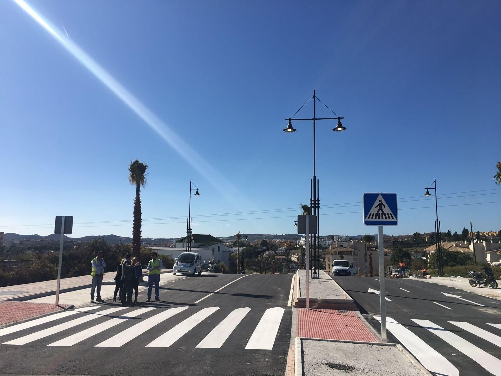 La infraestructura conecta el tramo de Las Salinas y la carretera de Mijas.
