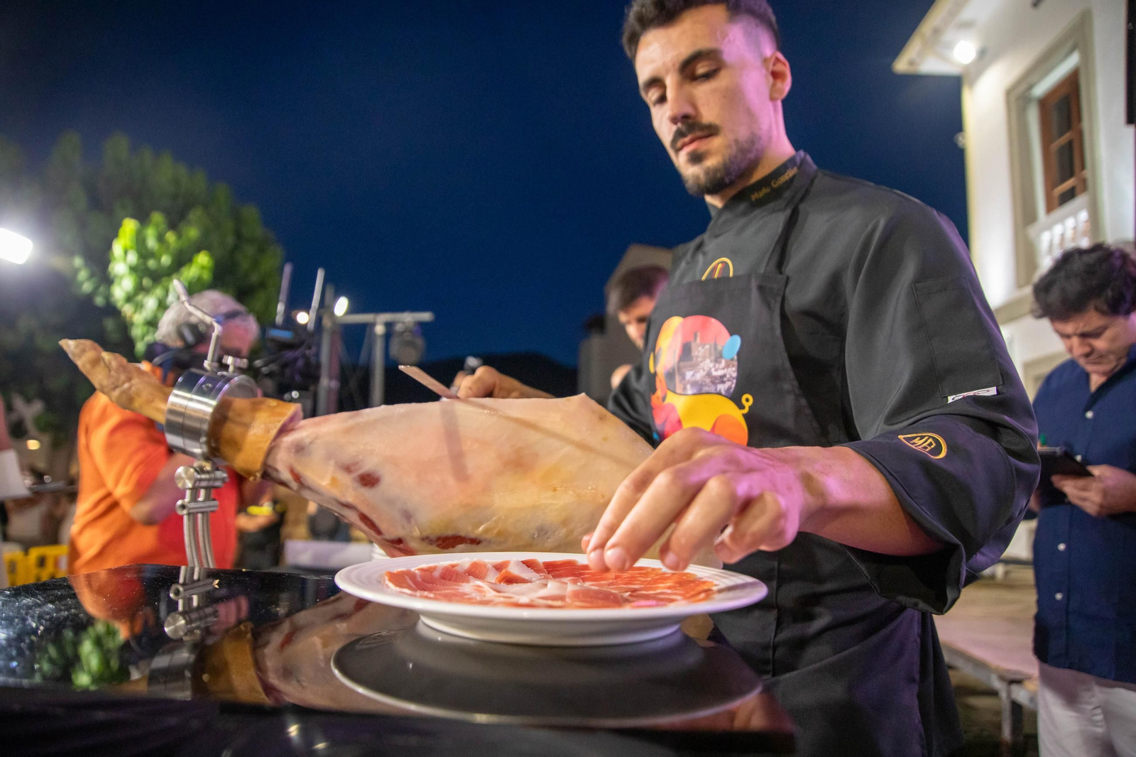 Concurso de cortadores de jamón en Serón, en imágenes