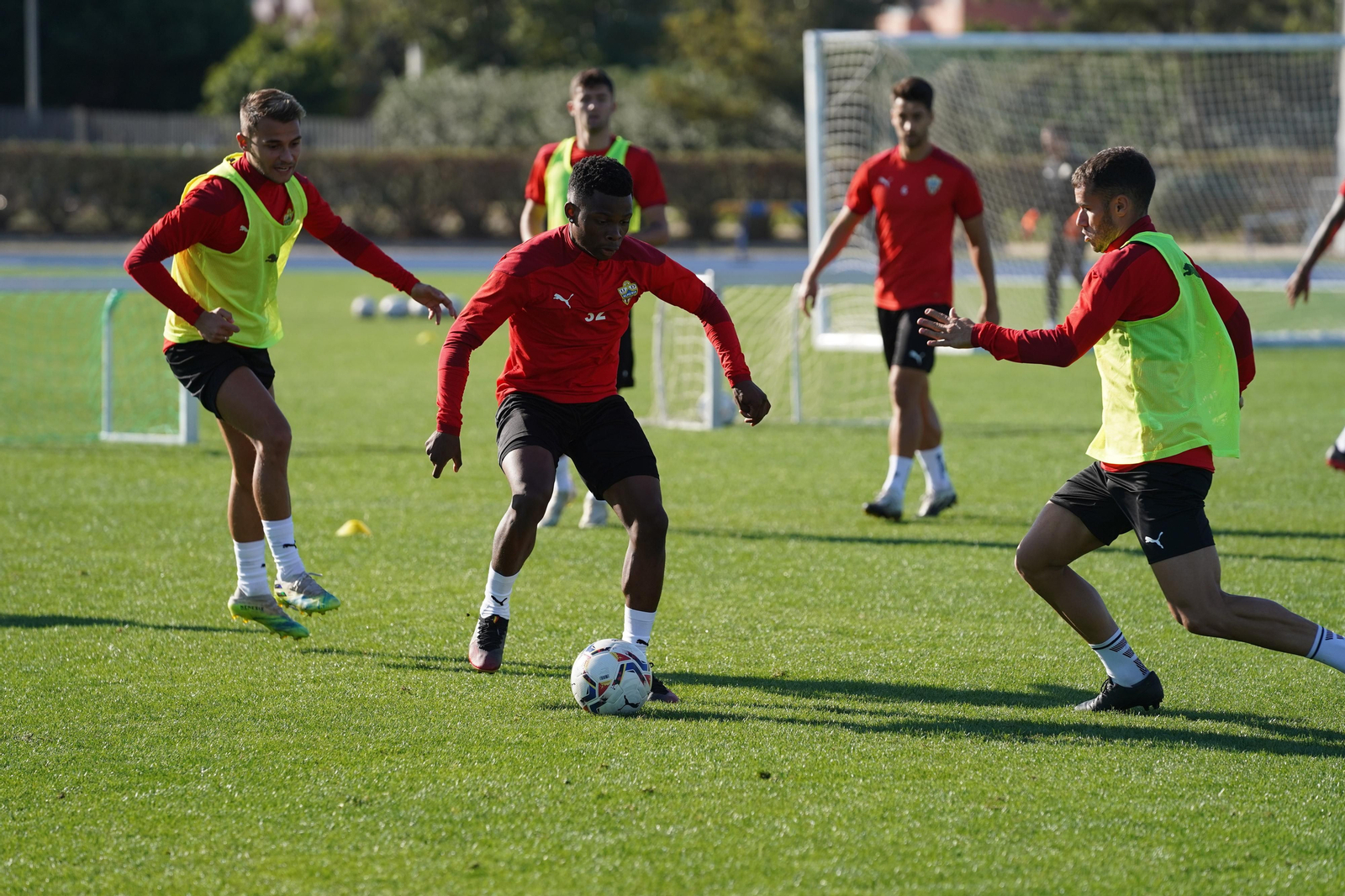 Fotogalería del entrenamiento del Almería, miércoles 11