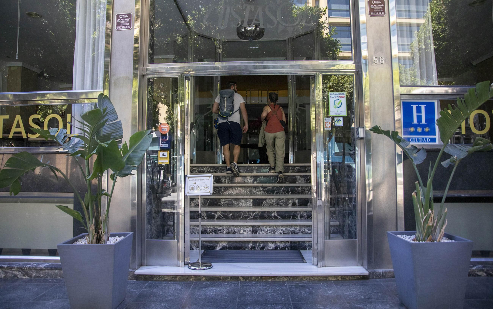 Las imágenes del apagón en Almería