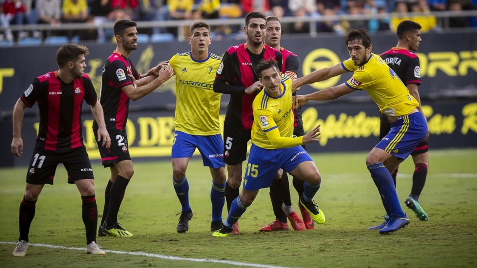 Imágenes del partido Cádiz-Reus