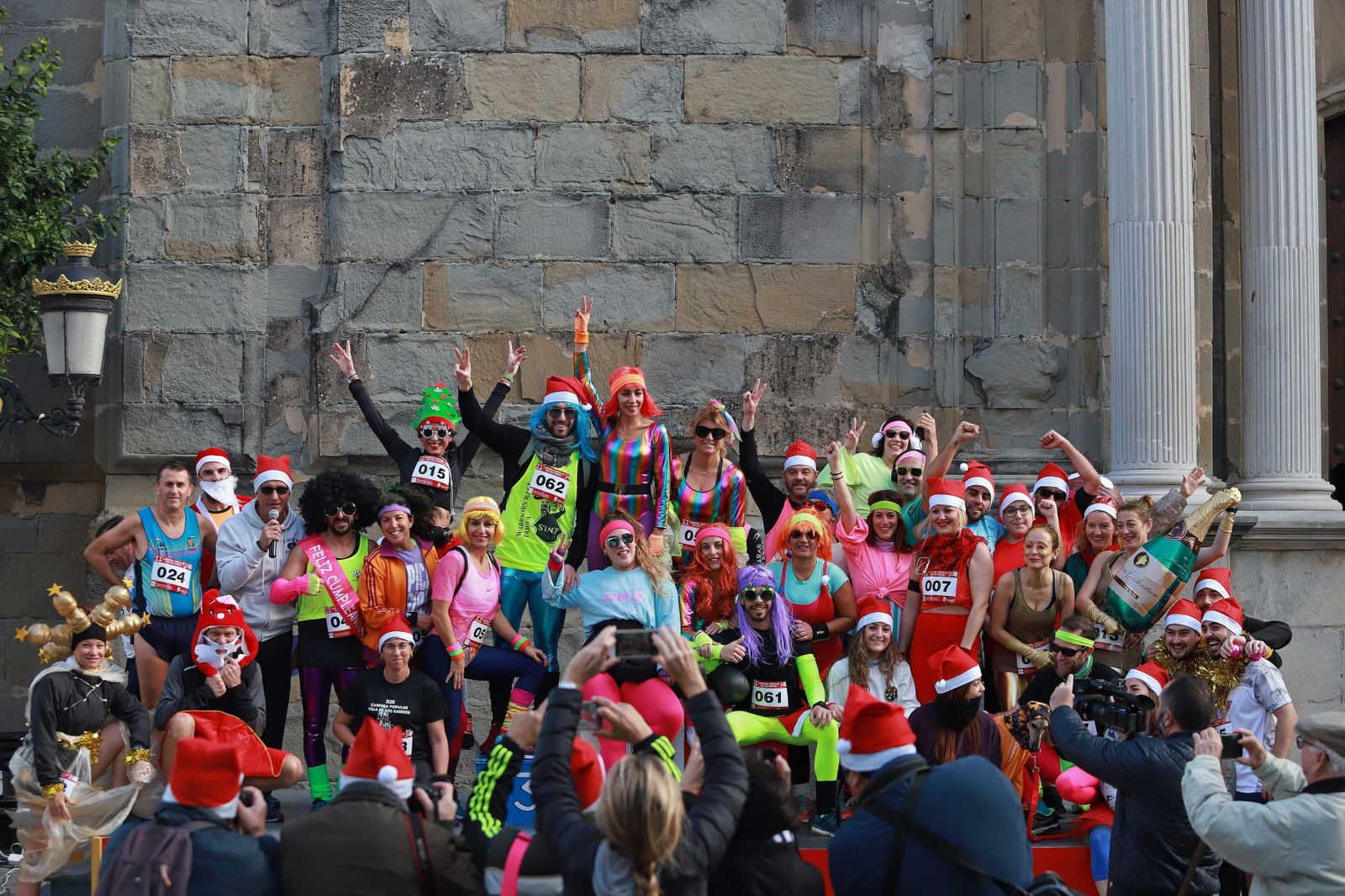 Participantes de la II San Silvestre tarifeña