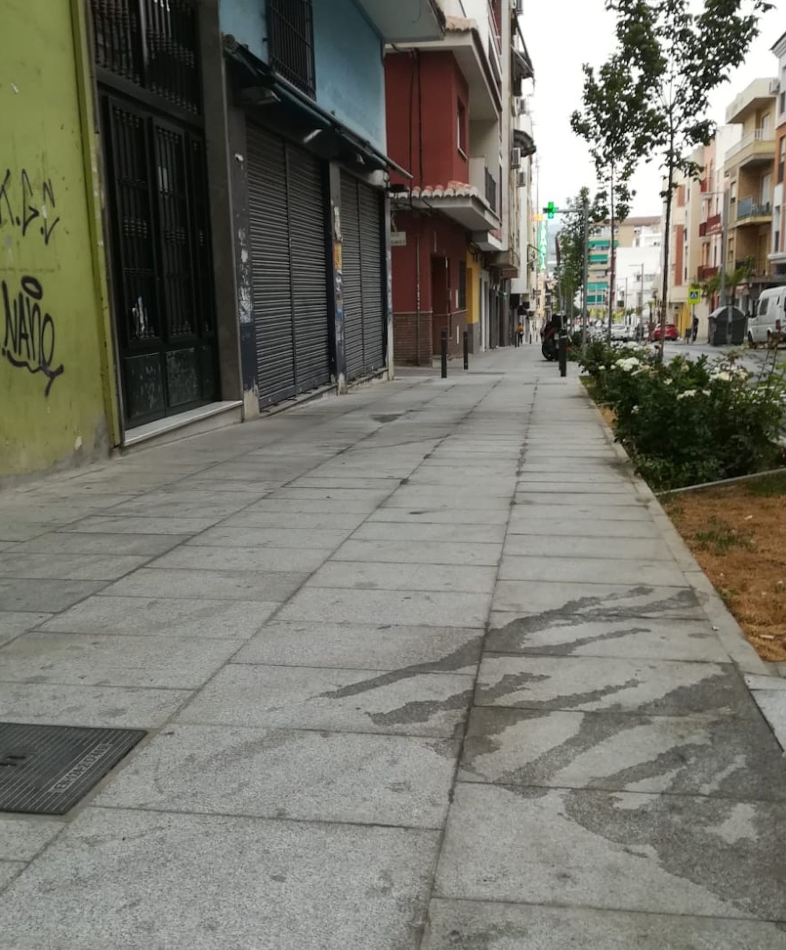 Imagen del estado actual de la calle Ancha, en Motril