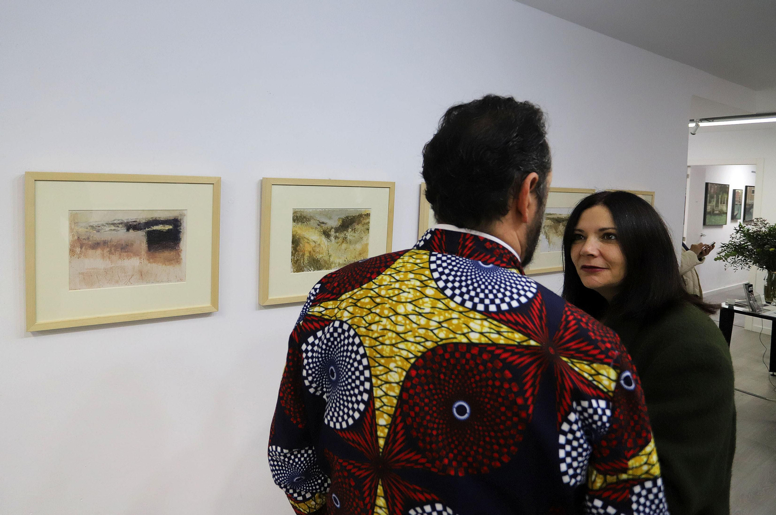Imágenes de la exposición "DOÑANA. Paisaje interior" de Luis Manuel Fernández, en la sala Espacio 0
