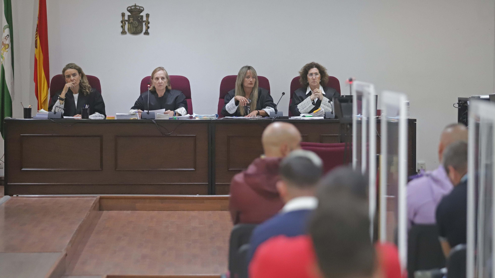 Fotos del reinicio del juicio contra Los Castañas en Algeciras