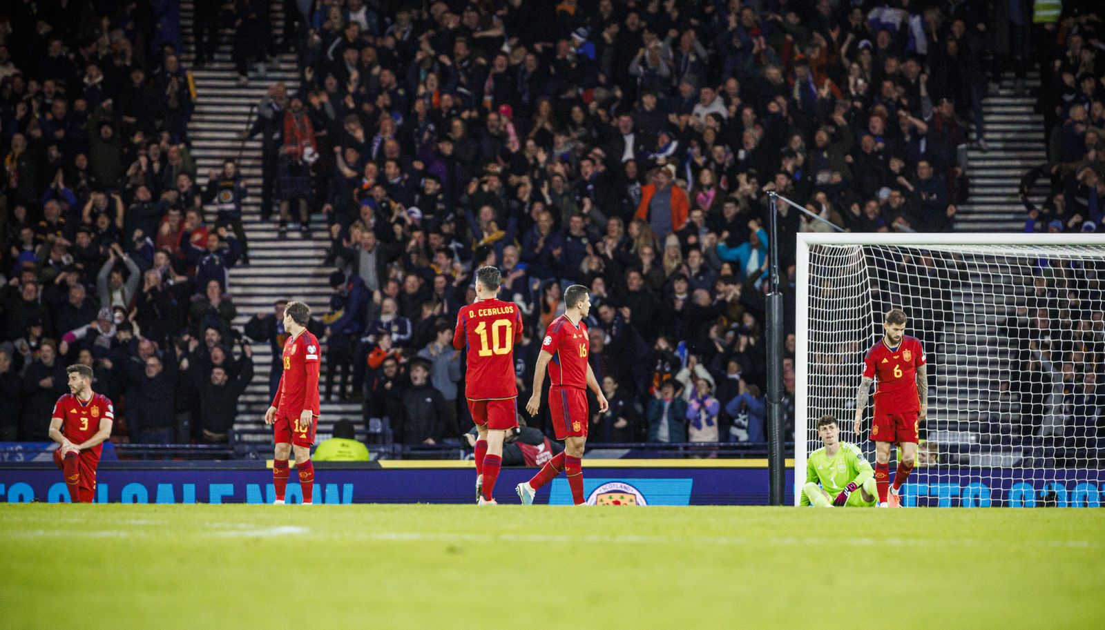 Las fotos del Escocia - España