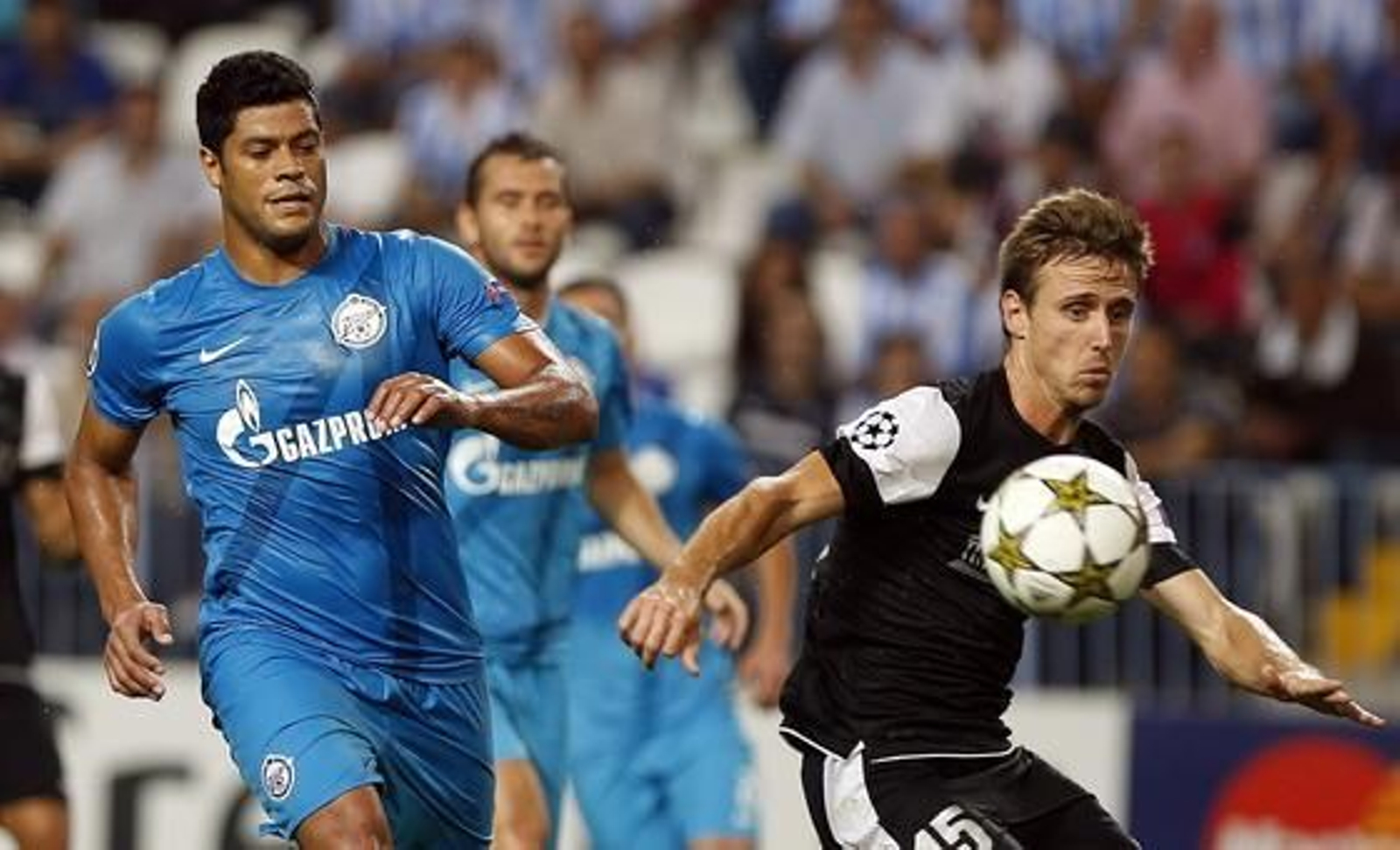 El estreno soñado del Málaga en la Champions, en fotos 

Foto: EFE