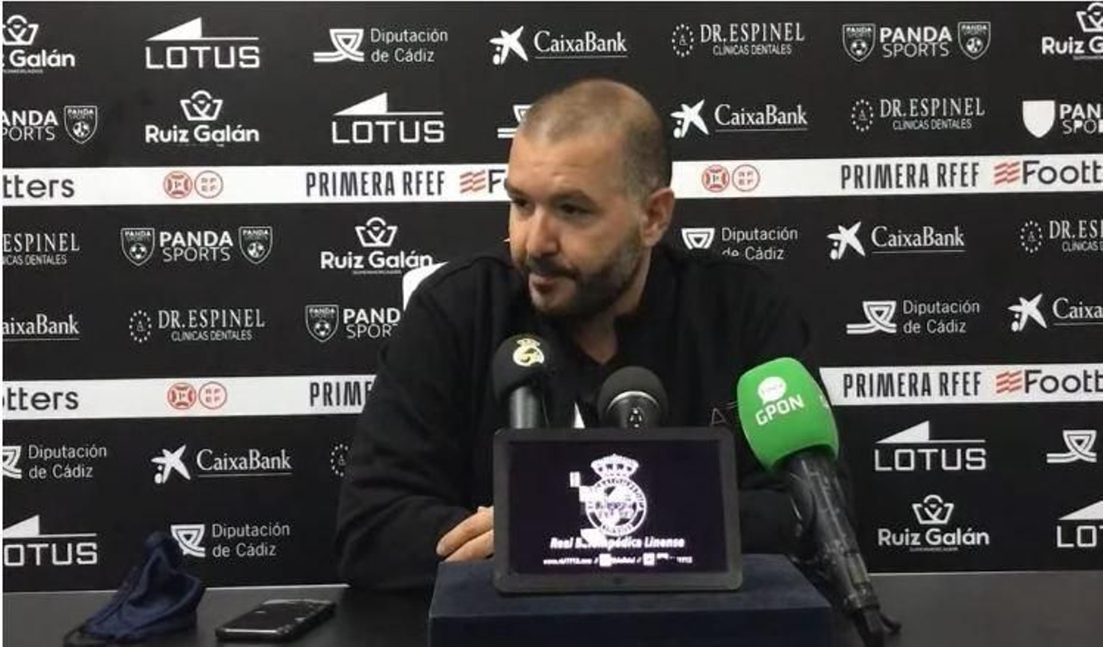 Raffaele Pandalone, presidente de la Balona, en rueda de prensa