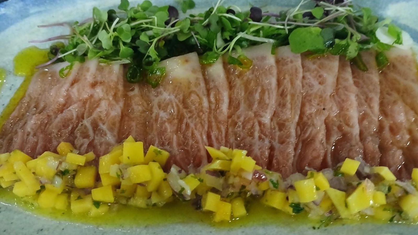 Sashimi de tarantelo de Clandestino Zahara