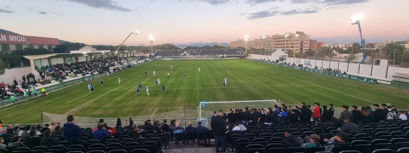 El Estadio municipal El Pozuelo, en Torremolinos.