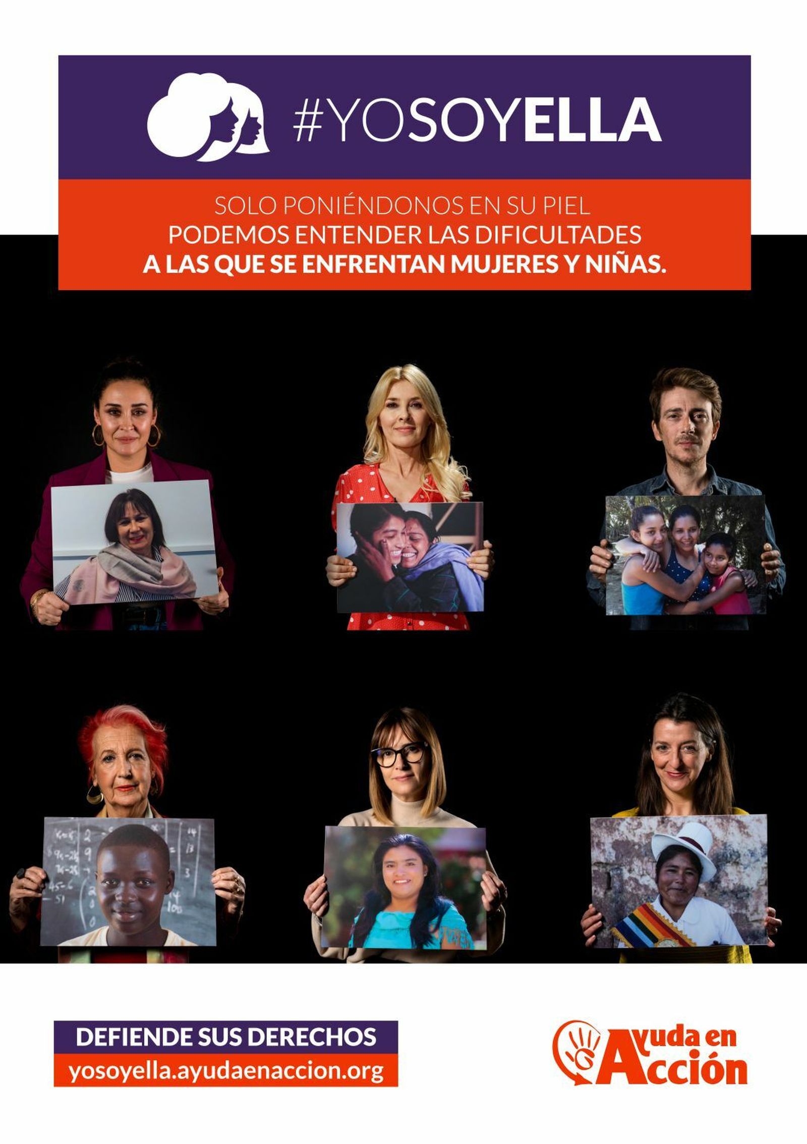 Campaña de Ayuda en Acción en homenaje a las mujeres.