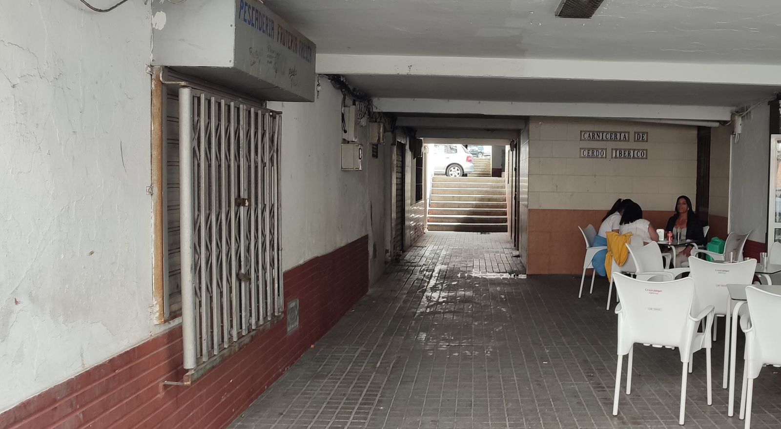 Uno de los pasajes de la barriada del Carmen.