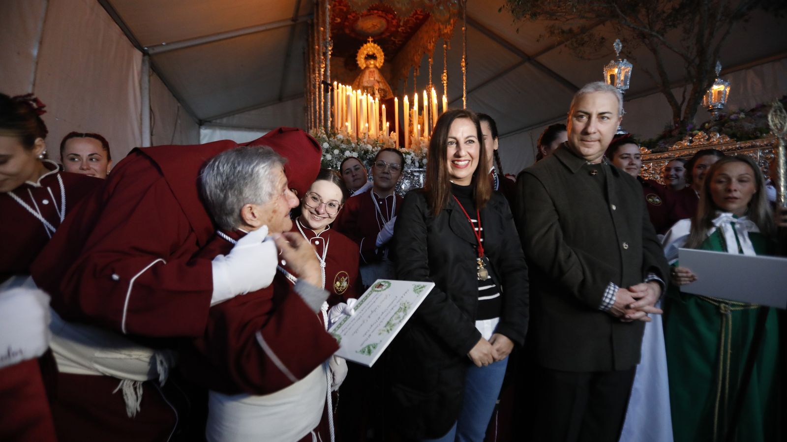Fotos del Lunes Santo en San Roque: Oración en el Huerto.