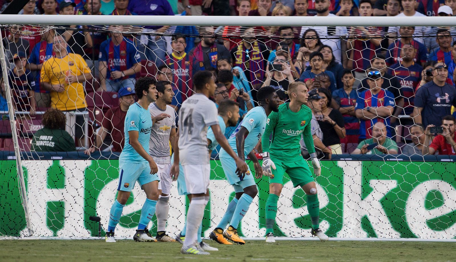 Imágenes del encuentro entre el Barcelona y el Manchester United