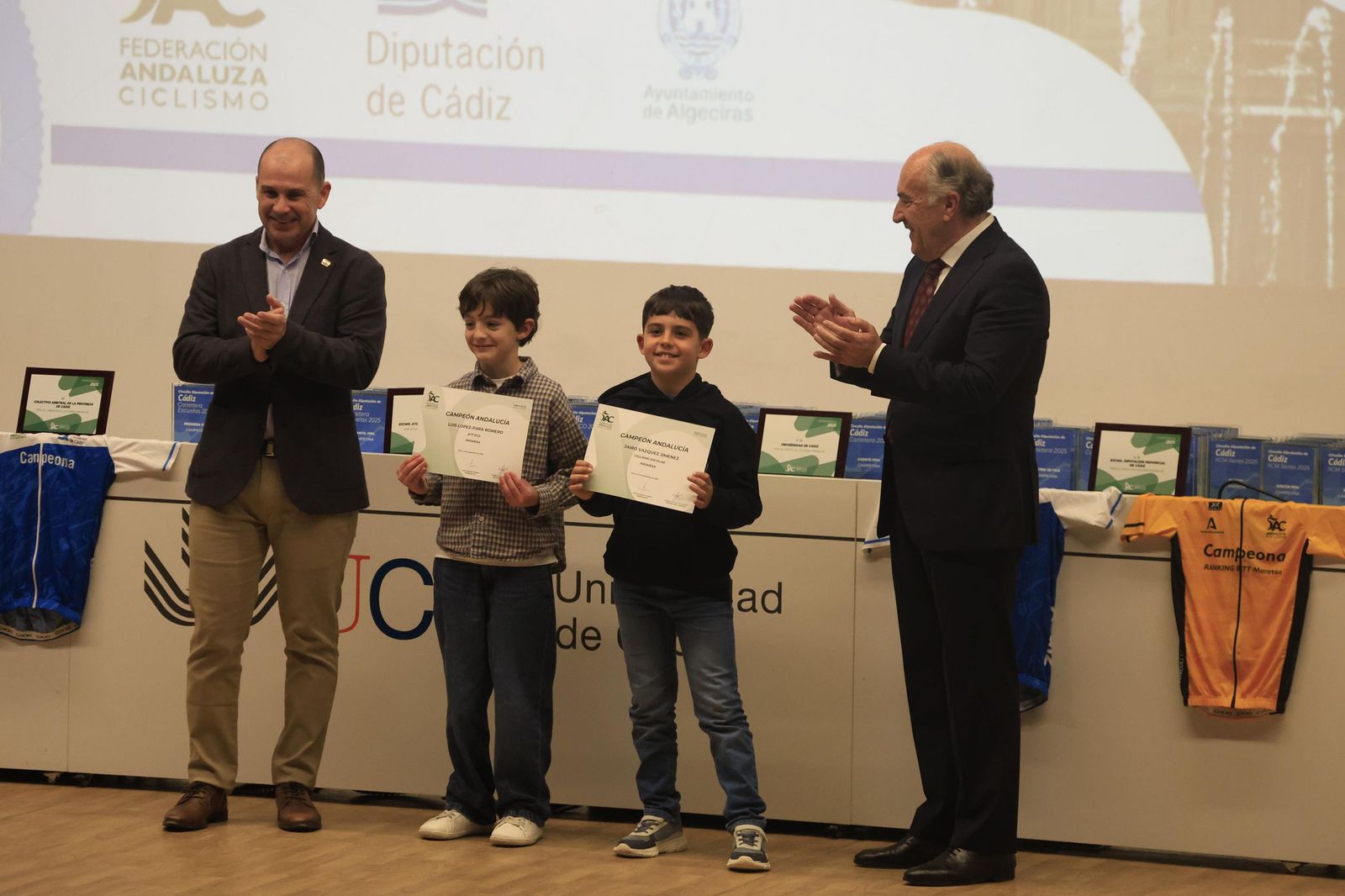 Las fotos de la gala de la Federación Andaluza de Ciclismo, en Algeciras