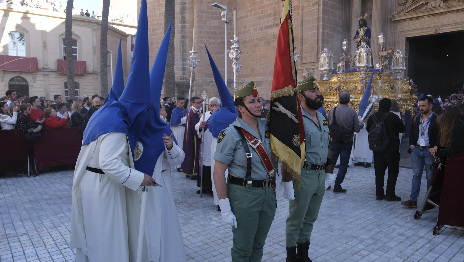 La procesión de Prendimiento en Almería, en imágenes