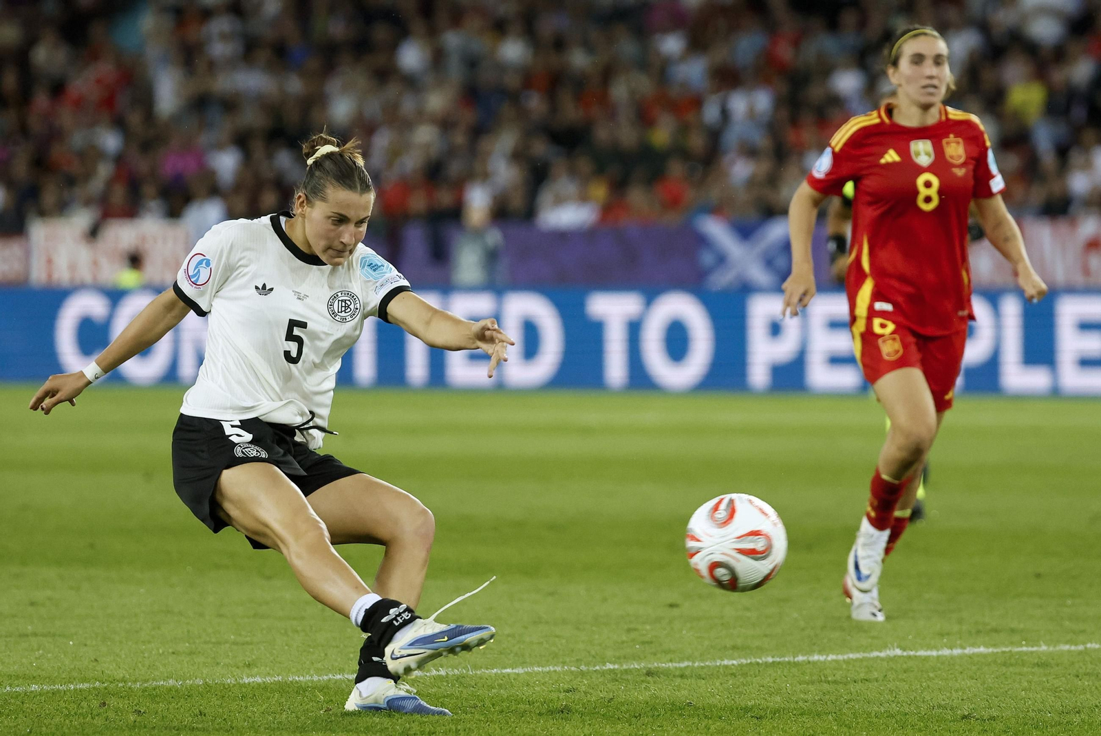 Las mejores imágenes del pase a la final de España ante Alemania en la Eurocopa femenina