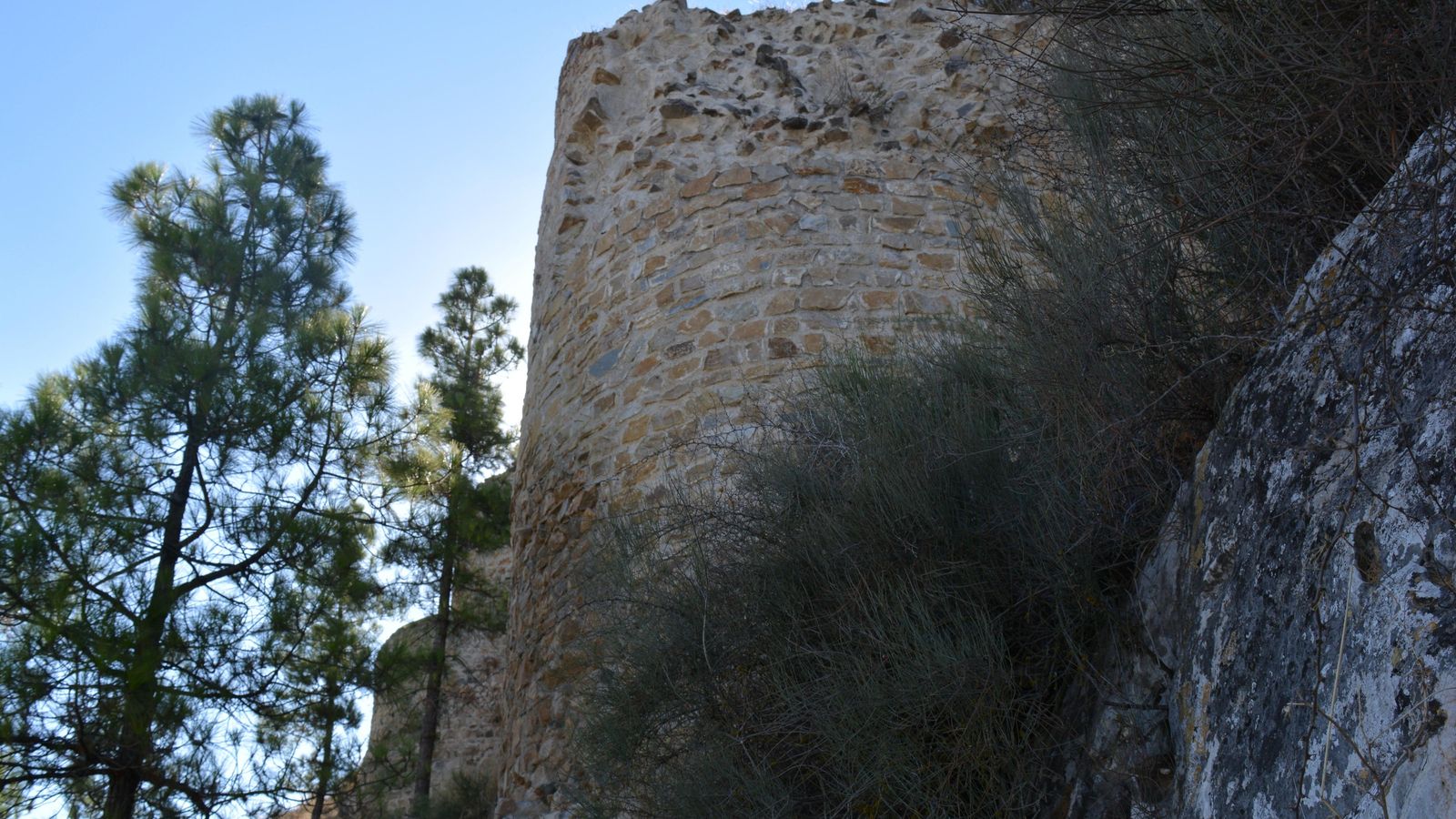 De la fortaleza quedan algunas partes reconocibles.