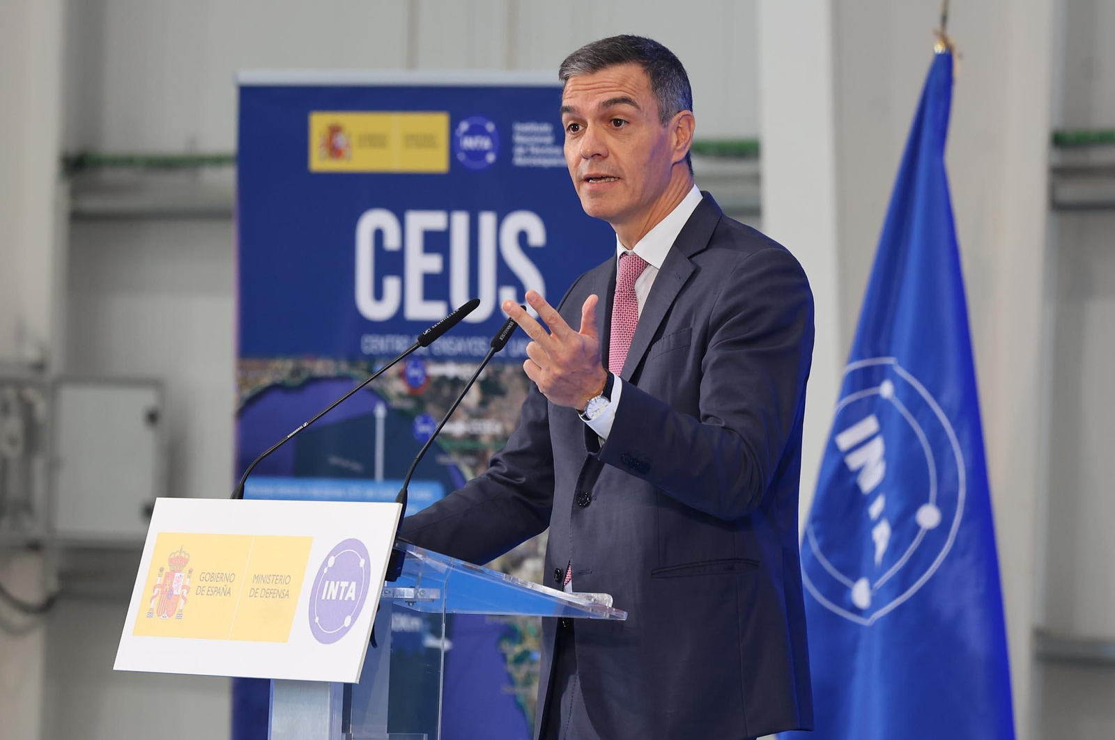 Imágenes de la inauguración del CEUS por Pedro Sánchez en Moguer