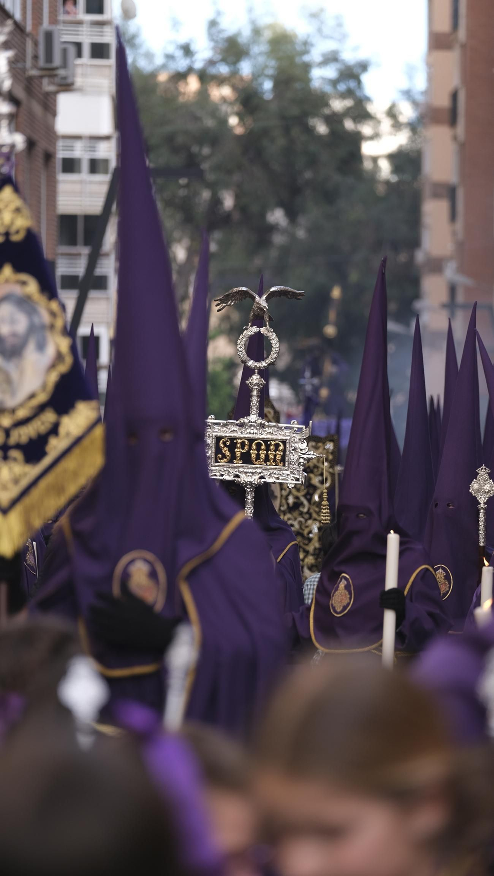La procesión de Pasión en Almería, en imágenes