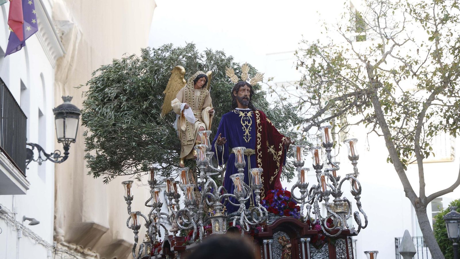 Fotos del Lunes Santo en Tarifa: Oración en el Huerto