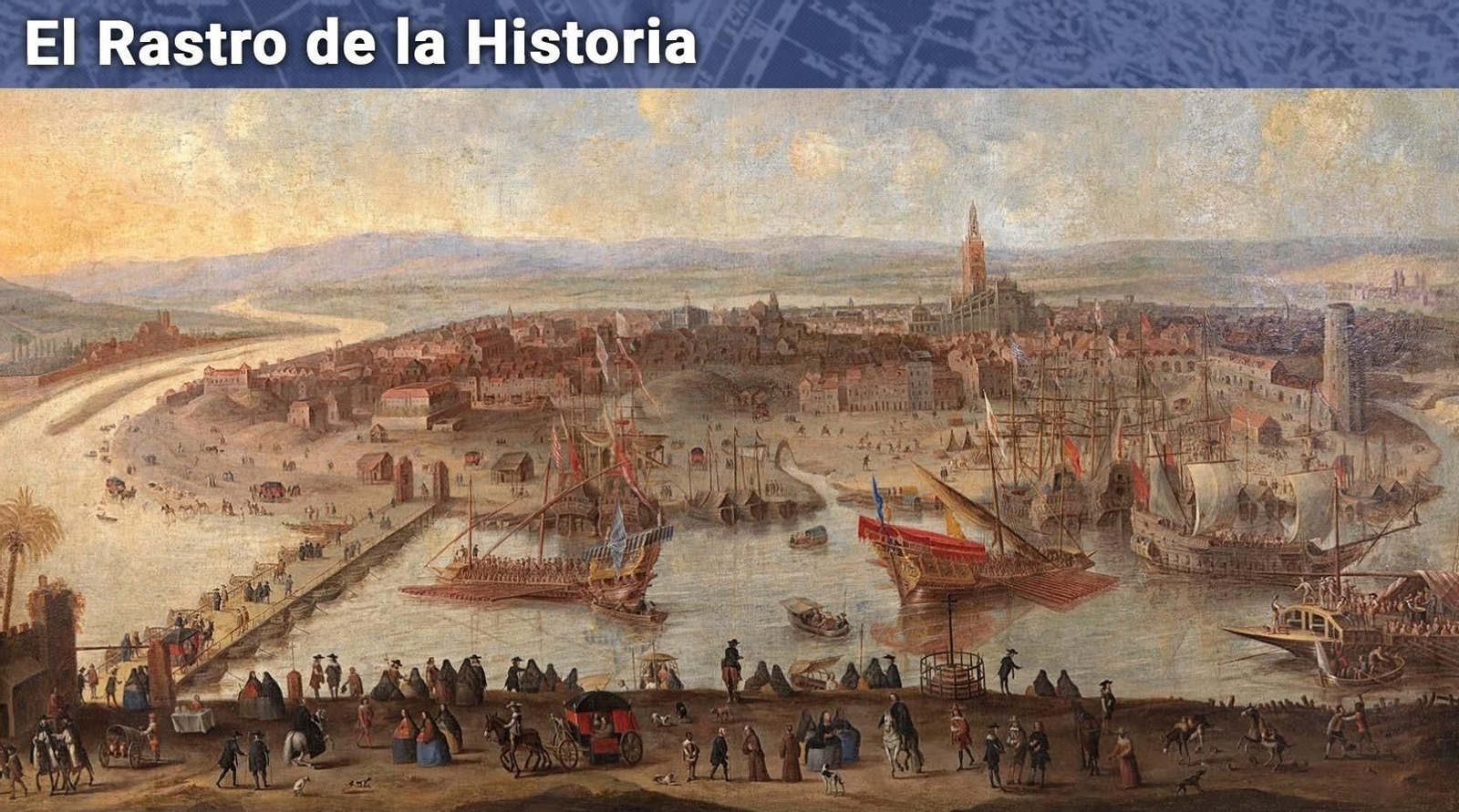 El puente de barcas y una Triana sin caserío.