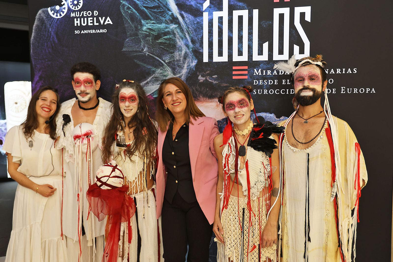 Imágenes de la clausura de la exposición 'Ídolos. Miradas milenarias desde el extremo suroccidental de Europa'