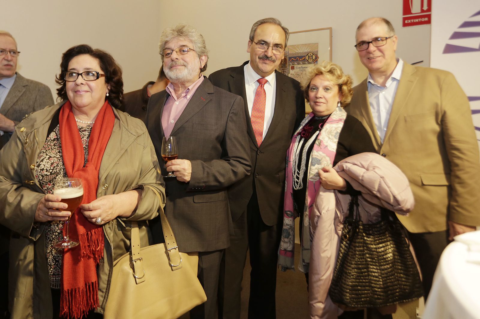 El equipo más cercano de Prudencio Escamilla en Airbús: Clotilde Cantizani, Andrés Diego, Rosario Mateo y Javier Montero.