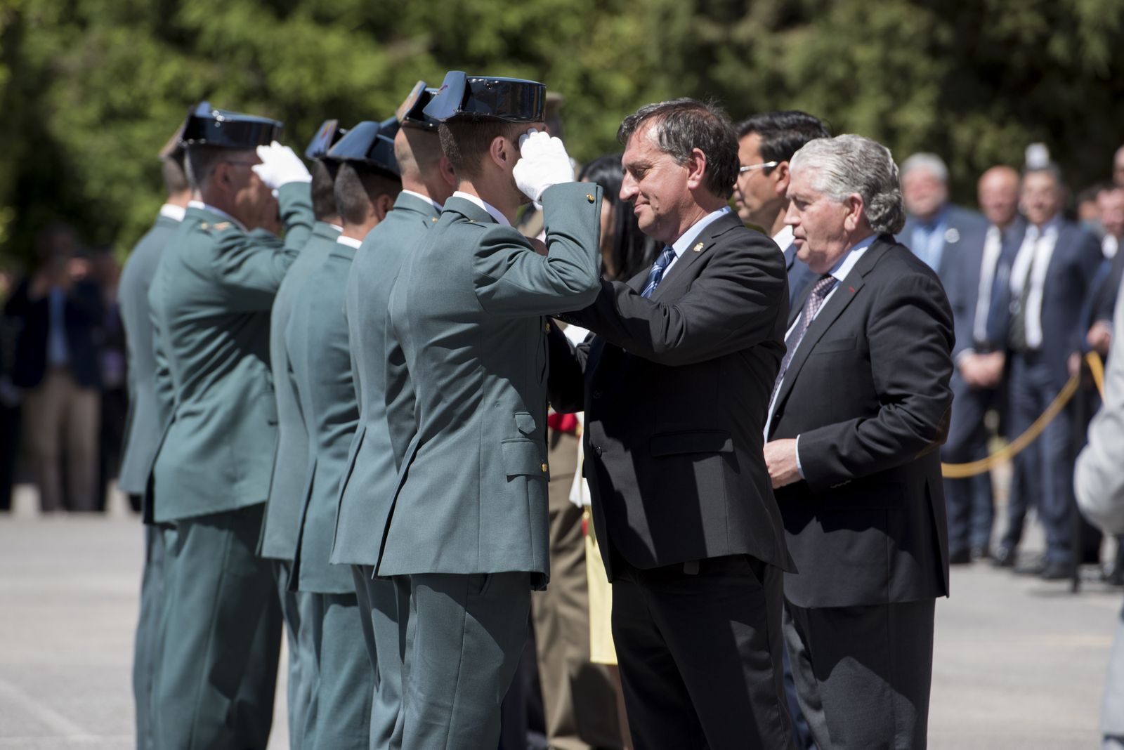 Acto de celebración del 175 aniversario de la Guardia Civil en Granada